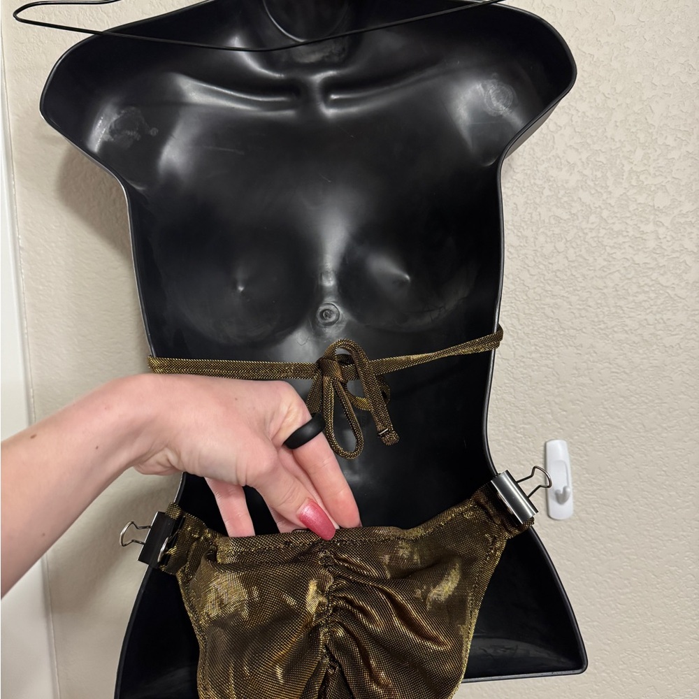 Gold Bikini Set - Picture 2 of 3